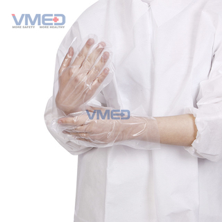  Disposable White CPE Gloves