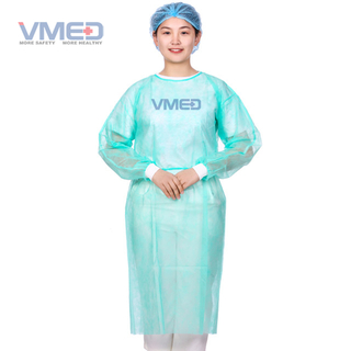 Disposable Green Hospital SPP Surgical Gown 