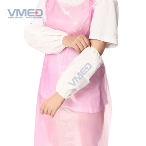 Disposable White Micro-porous Non-woven Sleeve Cover